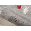 Tapis gris / rouge en laine Haseltine-1632250473