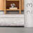 Bonifacio Geometric Power Loom Gray Machine Washable Rug-1945561517