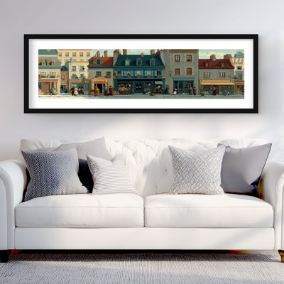 Animated Brown Vintage Framed Matted Print | Home Decor