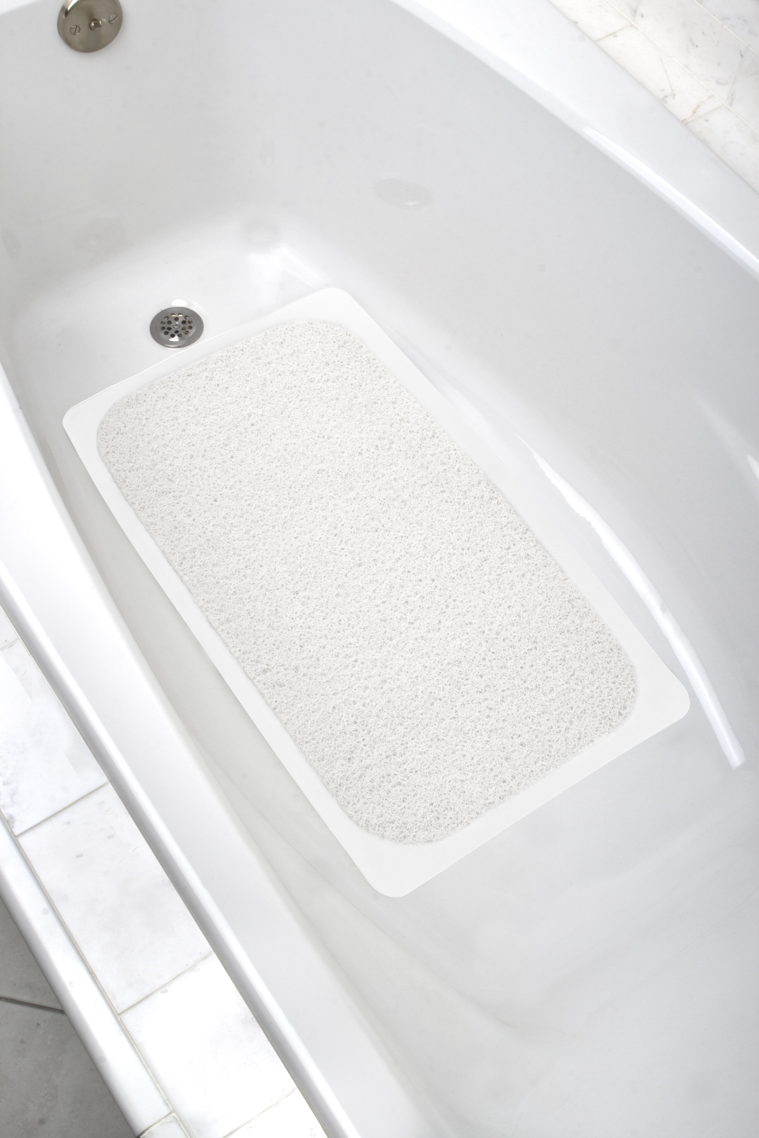 Shower Mat Bathtub Mat Non-Slip, Anti Slip Loofah Shower Mat, Soft Bath Tub  Mat for Textured Surface, Easy Cleaning Bathroom Floor Mat for Wet Areas