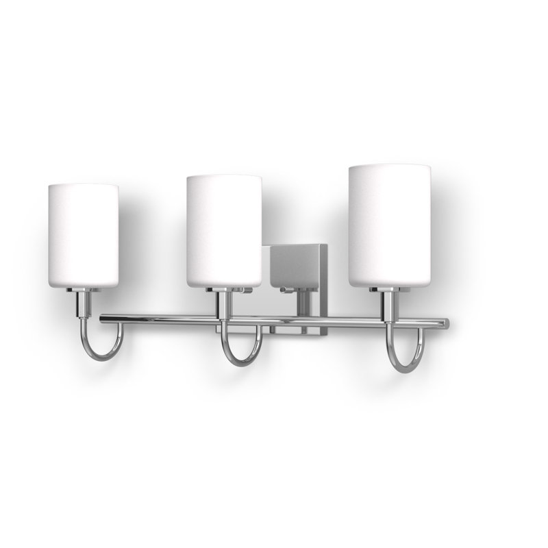 Rowley 3 - Light Dimmable Vanity Light, Chrome