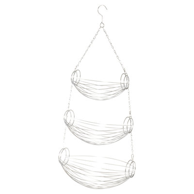 Excellent Oval Houseware Wire Hanging Basket Set