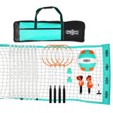 Hall of Games 20-ft Outdoor Volleyball and Badminton Net with Carrying Bag Accessories Set