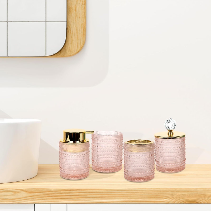 Bathroom accessory set