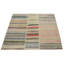 Wool Striped Area Rug in Pink
