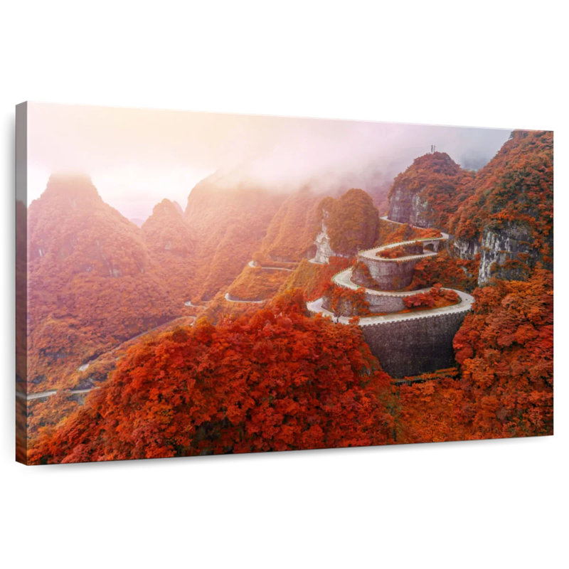 Nicci Autumn Tianmen Mountain, 20'' H x 30'' W
