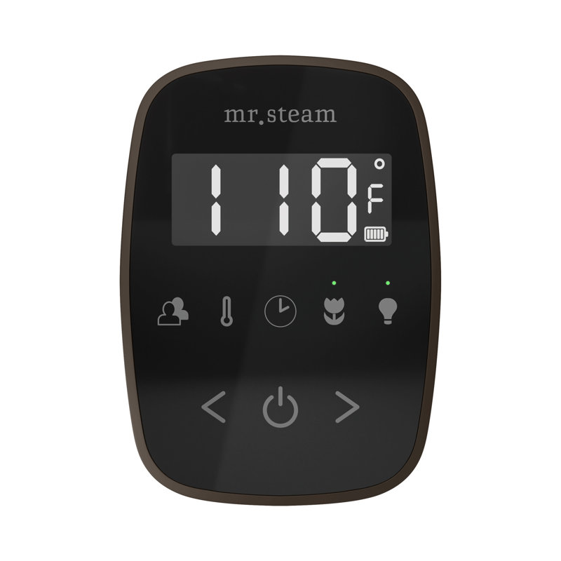 ButlerTouch Steam Shower Control Package with TempoTouch Control and Linear Steamhead , Oil-Rubbed Bronze