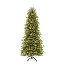 The Holiday Aisle® Birch 48' Traditional Christmas Tree with LED Lights and Remote  Control, Christmas Tree