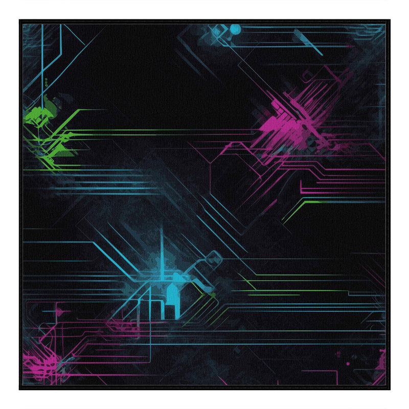 Radiant Charge Rug, Square 8'
