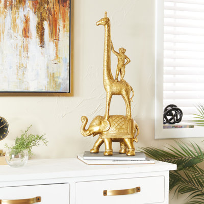 Sculpture Cole et Grey Glam Polystone