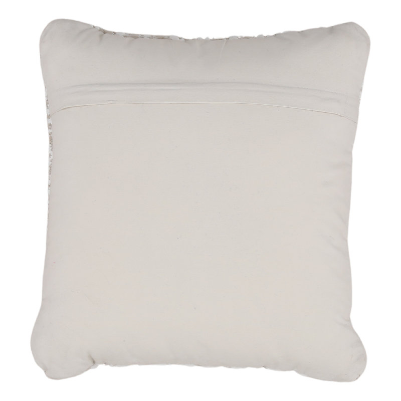 Coussin d'extérieur en bois de rose beige