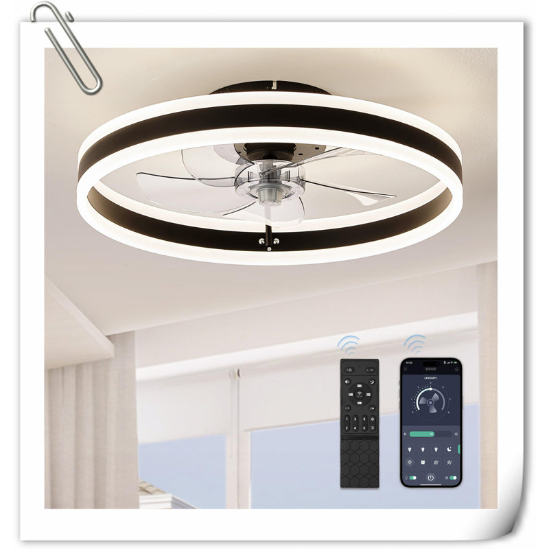 Ventilateur de plafond Myhrren, Noir