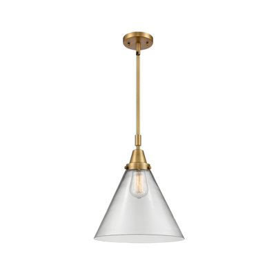 Luminaire suspendu conique 1 lumière Ashwath