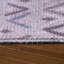 Tapis géométrique en polyester gris clair Napier-335285638