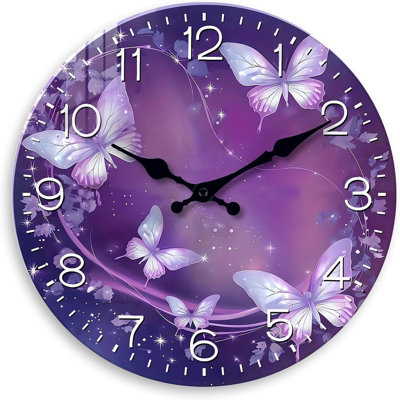Butterfly Wall Clocks Battery Operated
