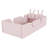 Upholstered Platform Bed with Rabbit Cushion-479619236