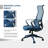 High Back Ergonomic Mesh Office Chair with Adjustable Lumbar Support, Rocking Function, Swivel Task Chair for Home Office, Computer Desk & Study Room-129963517-129963519