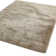Natonia Shiny Shaggy Mink Brown Area Rug