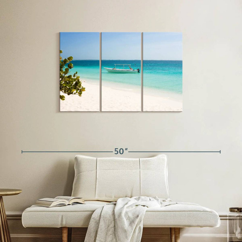 Bateau Mehar Los Roques Beach, H 24 po x l 38 po