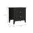 Nightstand, End Table, Side Table Two Drawers, Four Legs