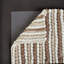 Alisbha Striped Chunky Bobble Bath Mat-16786834