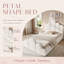 3FT Single Petal-Shaped Upholstered Bed-1750669015