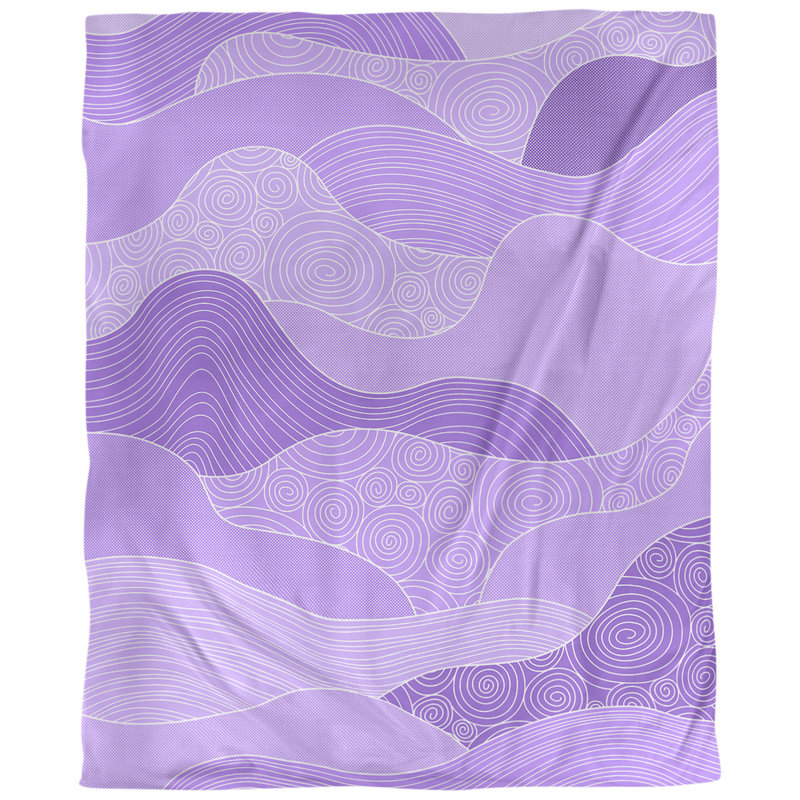 Housse de couette Katelyn Elizabeth, Housse de couette pour très grand lit, Microfibre, Mauve