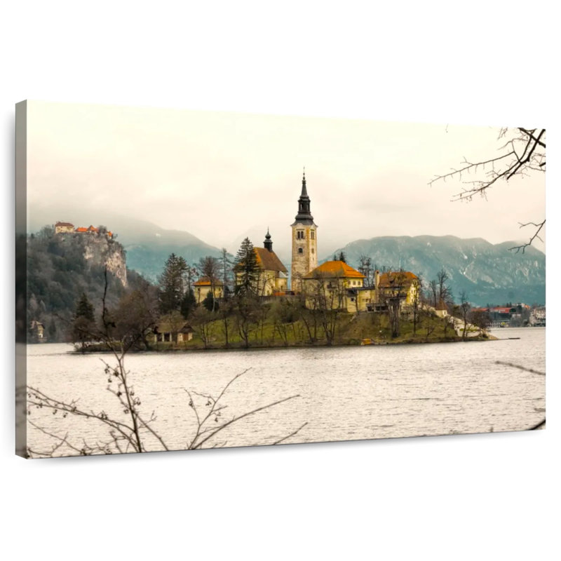 Alvord, belle île de Bled à Ljubljana, Slovénie, H 8 po x l 12 po