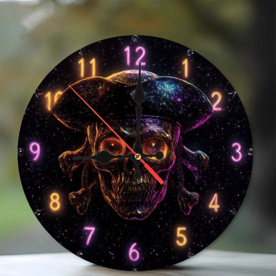 Tête d'horloge effet pirate