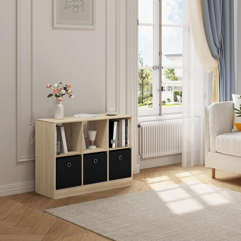 Leschenault 61cm H x 80cm W Standard Bookcase, Light Woodlook