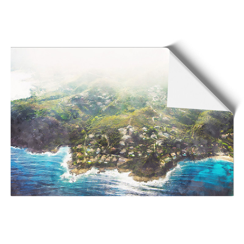 Skyline View Of Corsica - No Frame Print, 21cm H x 30cm W x 0.1cm D