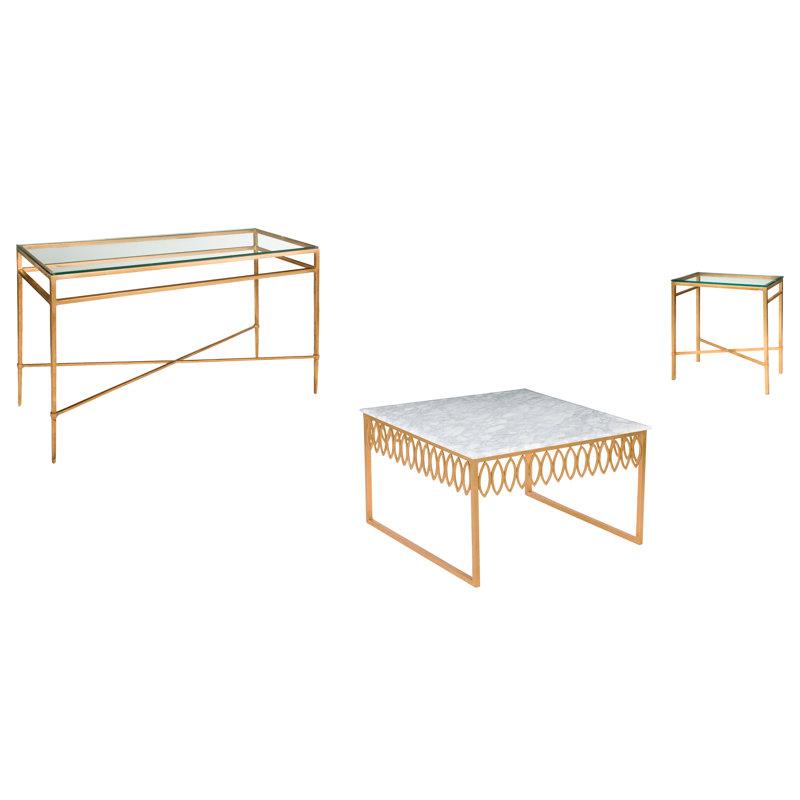 Ensemble de tables basses 2 pièces Sharna