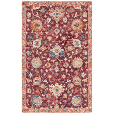 Southwest Hand Tufted 0.85 Wool 0.15 Cotton Southwestern Rug