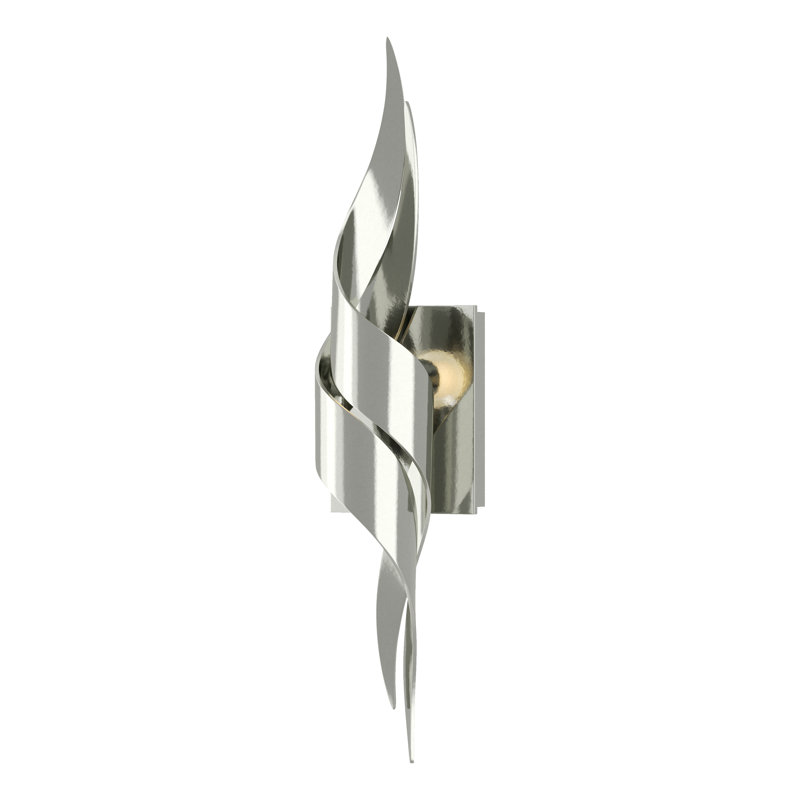 Flux 1 - Light Flush Mounted Sconce, Sterling