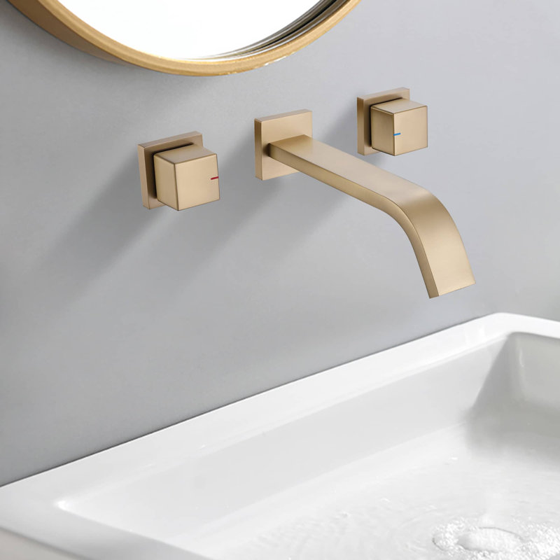 Robinet de salle de bain mural