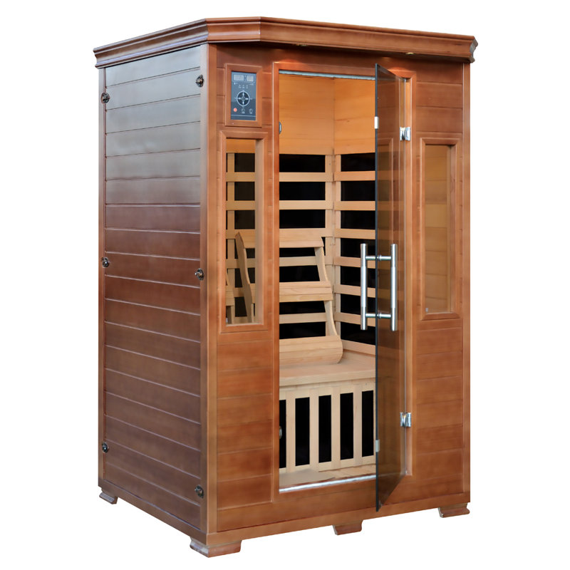 Heatwave 2-Person Hemlock Premium Infrared Sauna with 6 Carbon Heaters