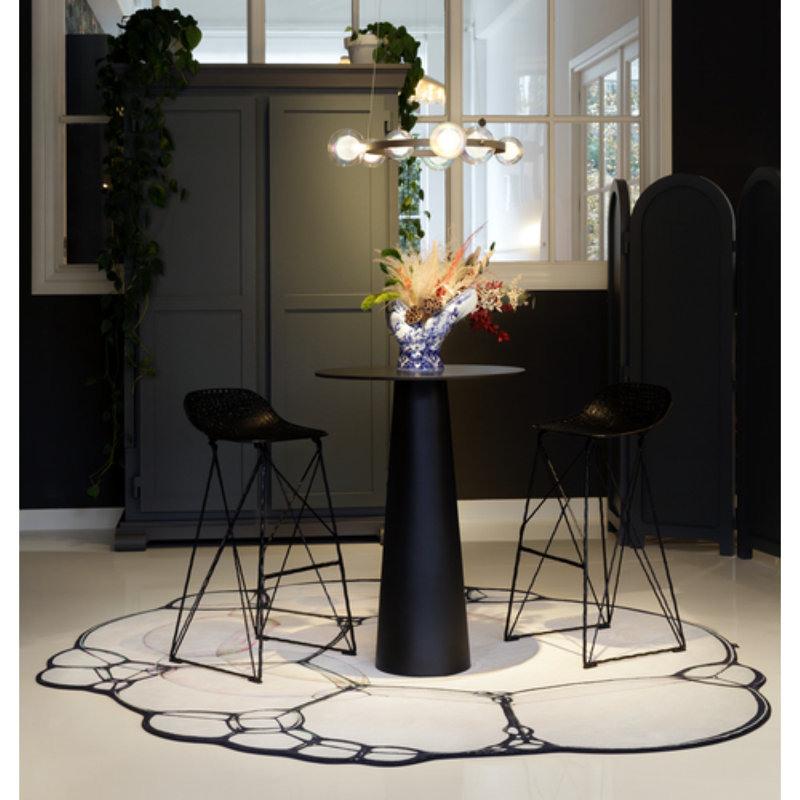 Round Dining Table, Black