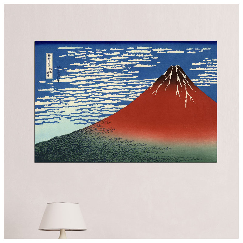 Hokusai - Wrapped Canvas Painting, 60cm H x 90cm W x 1.8cm D