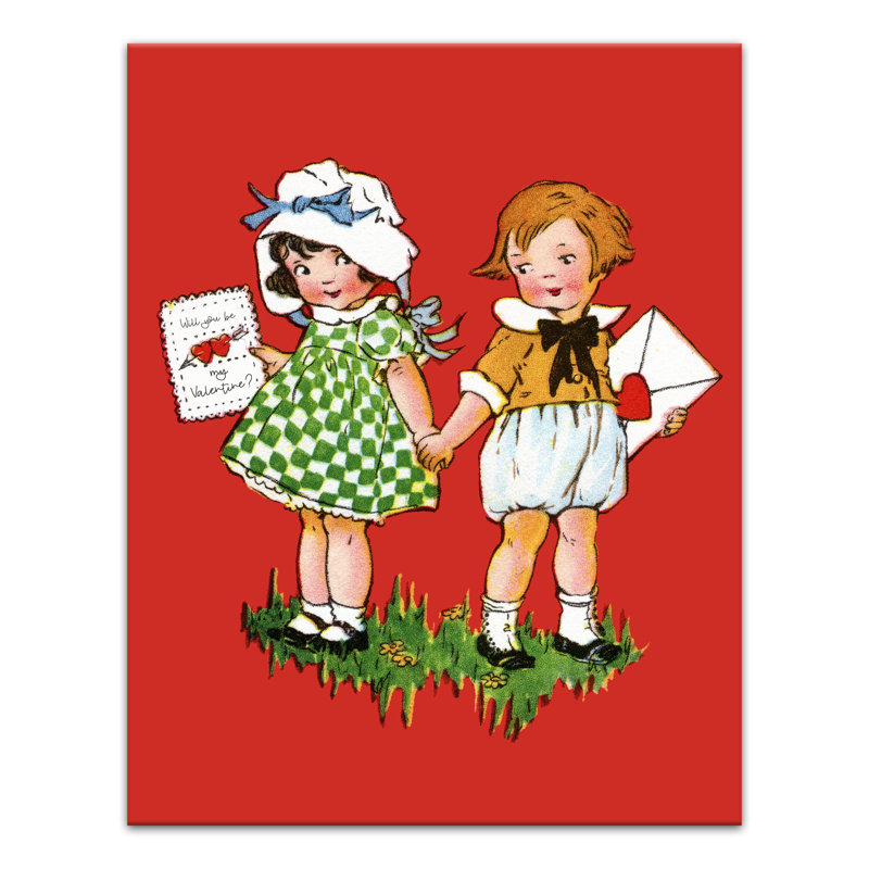 Be Be Valentine - reproduction sur toile tendue