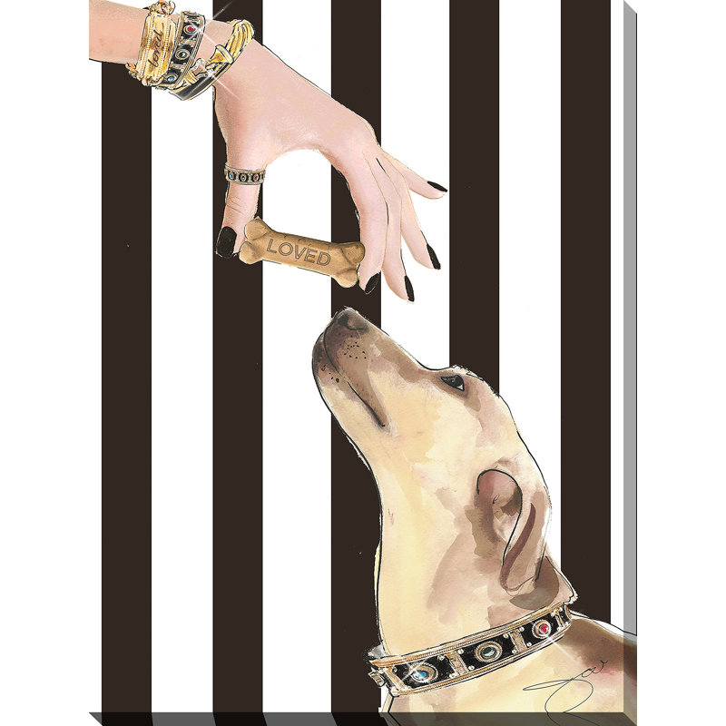 «Best Friend», impression, H 30 po x l 18 po x P 1 po, Toile tendue