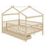 Lit double en bois avec deux tiroirs-2147075566