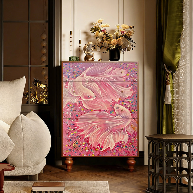 Armoire de rangement Artistic, Noyer