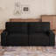 Modern 220CM 3-Seater Corduroy Sofa With Ultra-Wide Square Armrests, Cup Holders and Storage Pockets-917862764