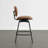 Modern Faux Leather Swivel Bar Stool-1051677308