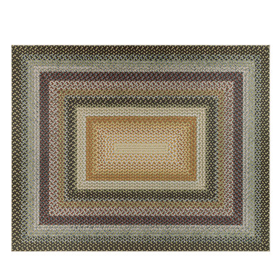 Braided Print Large Area Rug