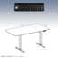 Bureau ajustable électrique à deux moteurs de 71 po x 30 po Vivo-97838713