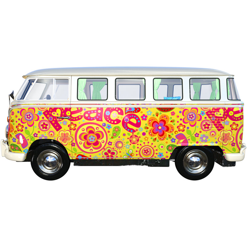 47 "Hippie Van 2 Groovy Car 60S Woodstock