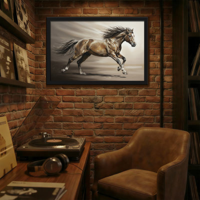 "Animaux qui courent", reproduction d'art sur toile