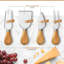 Ensemble de planches à charcuterie avec tiroir pour accessoires - planche de fromage en bambou véritable