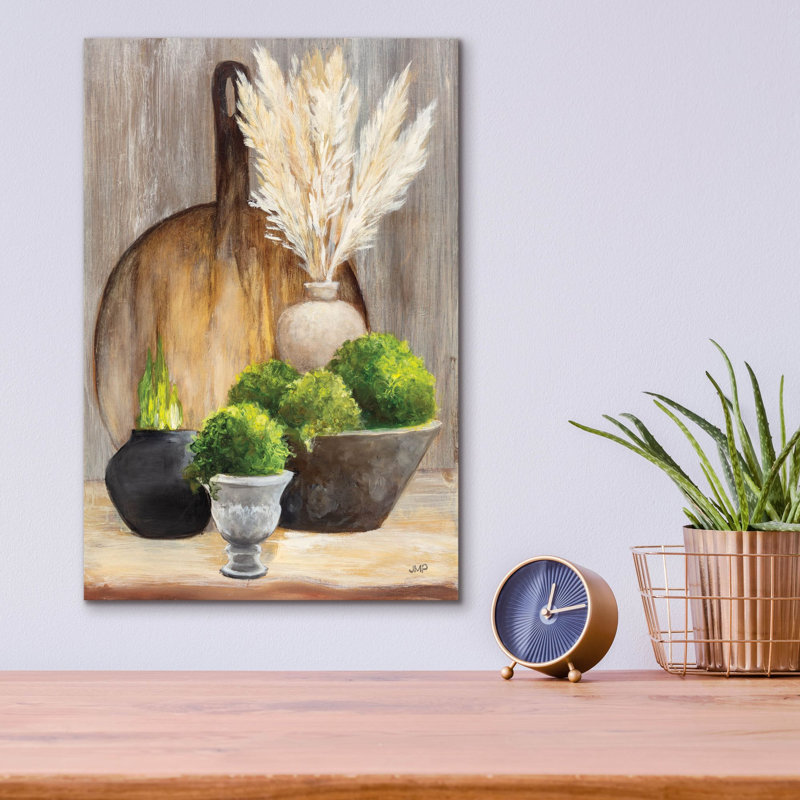 Art mural en verre épique «Spring Tableaux 2» par Julia Purinton, H 16 po x l 12 po x P 0,13 po